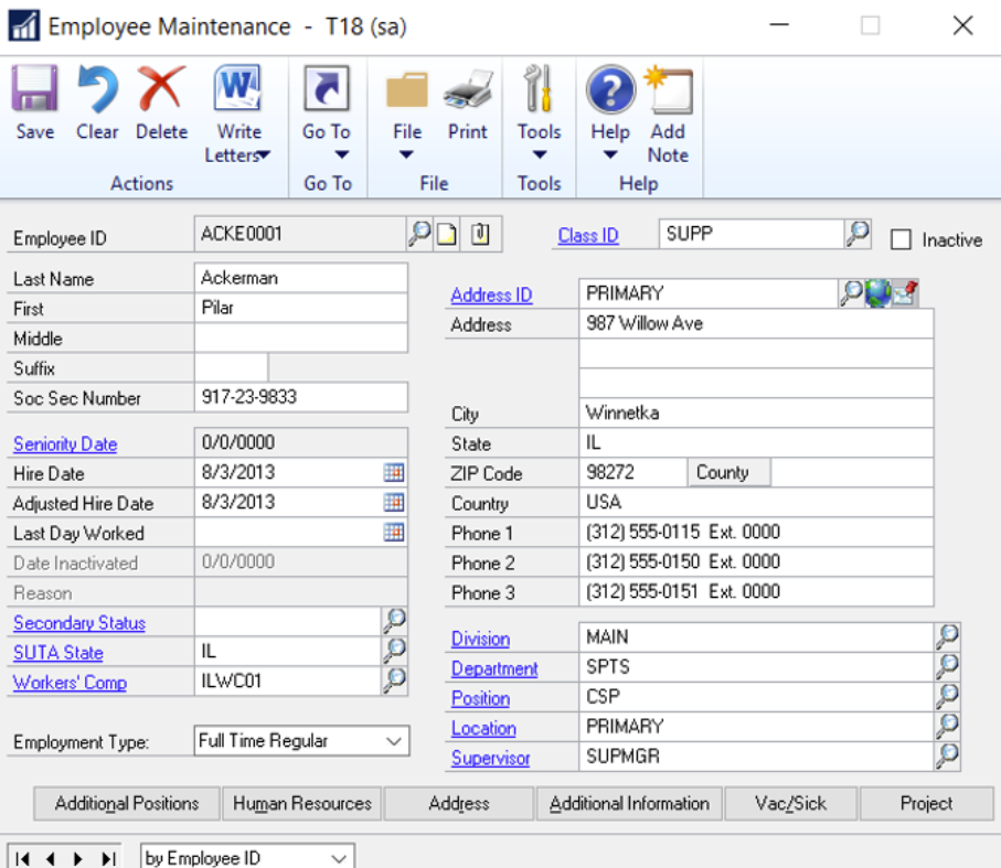 Dynamics GP Integration
