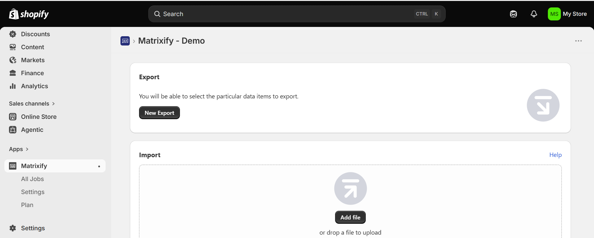 Shopify Matrixify Pipeline
