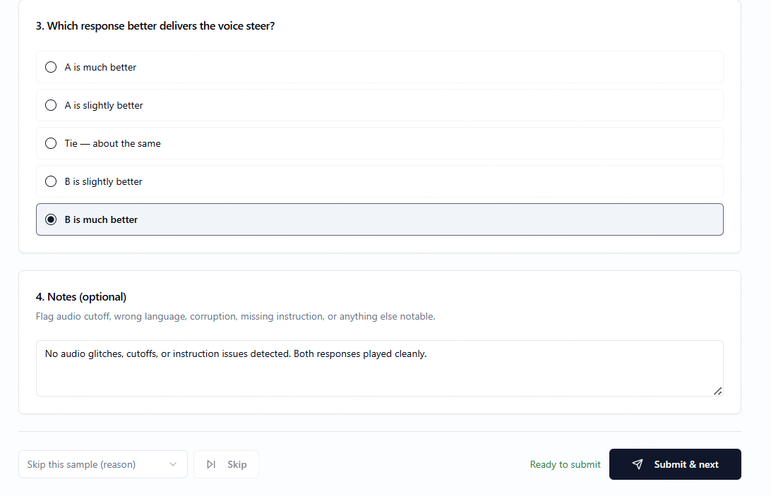 AI Voice Quality Control