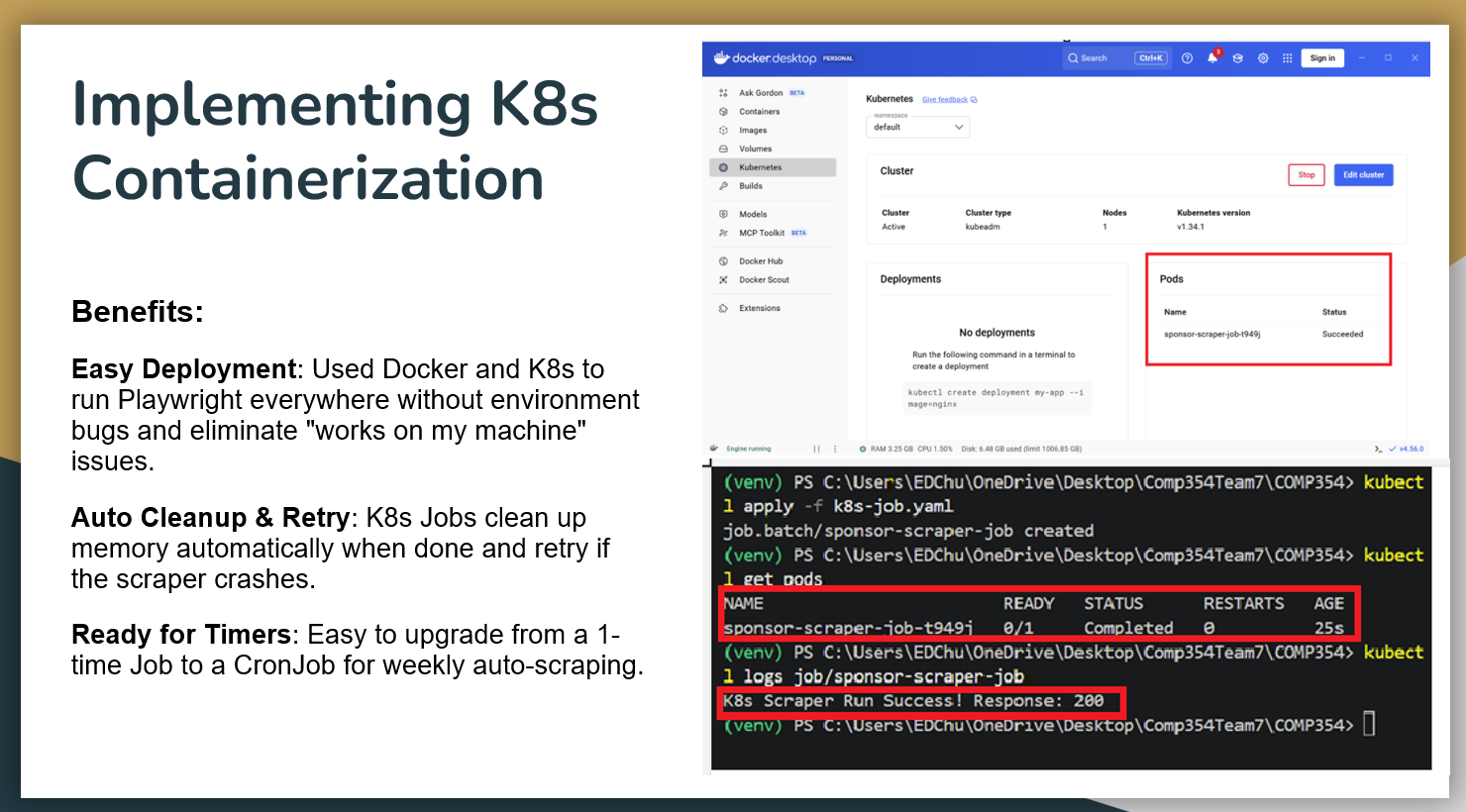 Chrome 126 HTTP 503 Docker Kubernetes